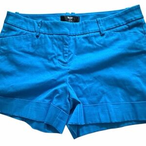 Mossimo Vibrant Blue Women's Bermuda Shorts  size 6  3” inseam